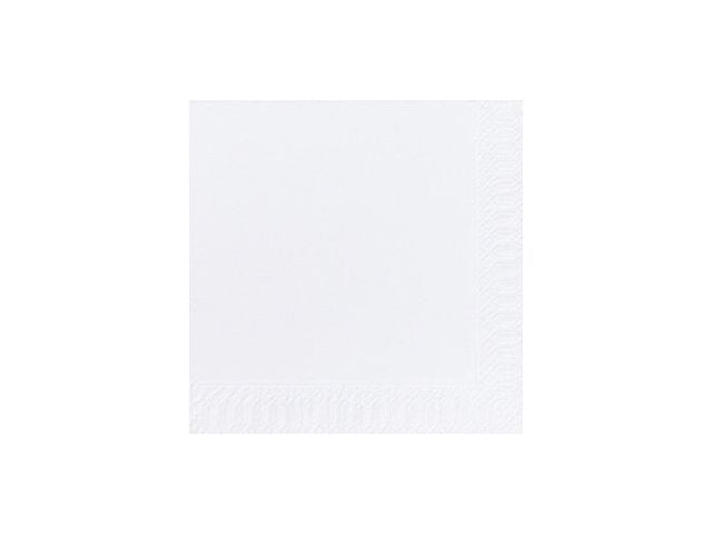 Servett 3-lags 33x33cm vit 125/fp